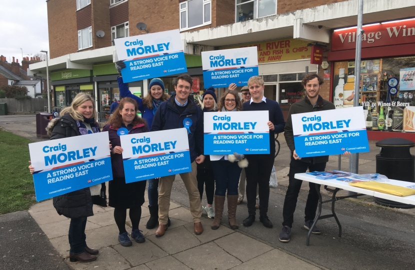 Campaigning in Emmer Green