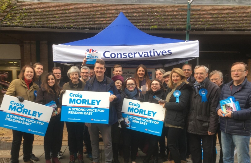 Campaigning in Woodley